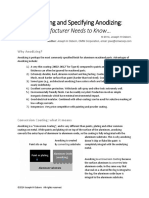 Understanding and Specifying Anodizing