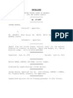 Jerome Branch v. Ms. Badgett, 4th Cir. (2015)