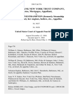 Chemical Bank New York Trust Company, Trustee, Mortgagee v. Steamship Westhampton (Formerly Steamship Montauk Point), Her Engines, Boilers, Etc., 358 F.2d 574, 4th Cir. (1966)