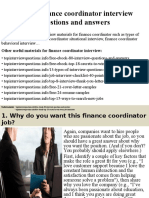 Top 10 Finance Coordinator Interview Questions and Answers