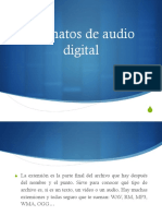 Formatos de Audio Digital Variables o Constantes