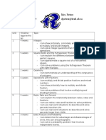 Grade 8 Math Course Outline