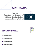 Urologic Trauma: Hao Pan Department of Urology, The First Affiliated Hospital, College of Medicine, Zhejiang University