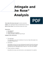 Nightingale and The Rose Analysis