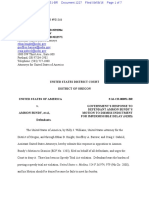 09-08-2016 ECF 1227 USA V A BUNDY Et Al - USA Response To MTD Re Impermissible Delay