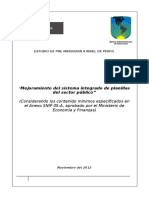 Perfil Sistema Nacional de Inversión Pública (SNIP) de Proyecto