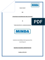Project Report Minda HRD