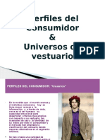 Perfiles de Usuario y Universos Del Vestuario