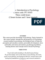 Introduction To Psychology