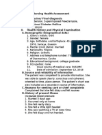 Nursing Health Assessment