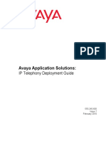 Avaya IP Telephony Deployment Guide PDF