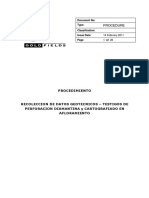 Procedimiento de Logueo Geotecnico GFLC - Spanish