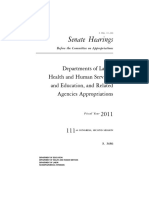 Senate Hearing, 111TH Congress - Departments of Labor, Health and Human Services, and Education, and Related Agencies Appropriations For Fiscal Year 2011