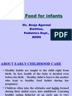 Weaning Foods For Infants