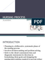 Nursing Process Planning