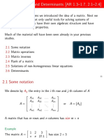 2-Matrices and Determinants