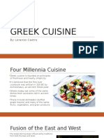 Greek Cuisine: by Lorenzo Castro