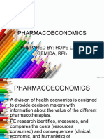 Pharmacoeconomics Lce