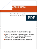 Antepartum Haemorrhage