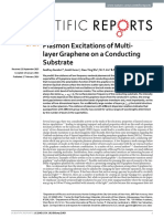 Plasmon Excitations of Multi-Layer Graphene On A Conducting Substrate