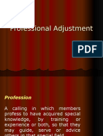 Professional Adjustment