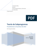 Teoria de Subprogramas