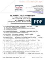 Stan J. Caterbone Local, State, and Federal Court (811 Pages/Bookmarks) Docket Sheets As of November 12, 2016