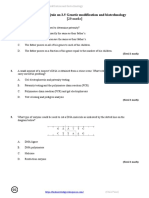 Bioknowledgy Quick Quiz On 3.5 Genetic Modification and Biotechnology