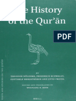 Theodor Nöldeke, Friedrich Schwally, Gotthelf Bergsträßer, Otto Pretzl - Edited and Translated by Wolfgang H. Behn-The History of The Qur Ān-Brill Academic Pub