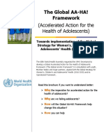 The Global AA-HA! Framework (Accelerated Action For The Health of Adolescents)