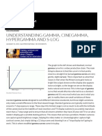 Understanding Gamma, Cinegamma, Hypergamma and S-Log - XDCAM-USER