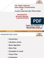 Designing of 5 MW Grid Connected Solar Photovoltaic