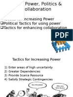 Using Power, Politics & Collaboration