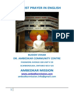 Buddhist Prayer in English: Buddh Vihar Dr. Ambedkar Community Centre