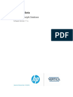 HP Vertica 7.1.x AnalyzingData