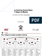 Problem Solving Grand Slam 7 Steps To Master Training Deck