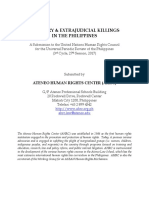 Summary & Extrajudicial Killings in The Philippines