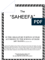 Saheefa (Hanafi Fiqh Manual by Shaykh Ninowy)