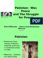 Pakistan: War, Peace and The Struggle For Power: Rob Hillhouse Sara Lucas Rosemary Morrow