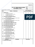 Check List Pemeliharaan Harian Alat Bantu (Pa.0) : Sektor Tell0