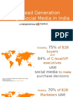 B2B Lead Generation Through Social Media in India