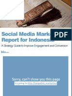 Social Media Marketing Report For Indonesia