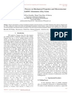 Analysis of TIG Welding Process On Mechanical Properties and Microstructure of Aa6063 Aluminum Alloy Joints