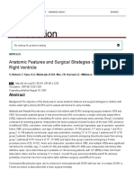 Anatomic Features and Surgical Strategies in Double-Outlet Right Ventricle