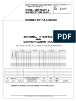 1.14 External Interface & Comm. Plan