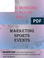 Marketing Sports Events