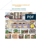 Aeroplane Airplane Vocabulary English Lesson in PDF