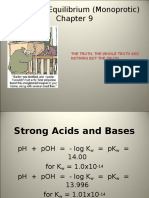 Fractional Ionization of A Monoprotic Weak Acid-Chpt 9