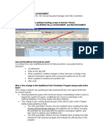 Morse Fall Scale Assessment