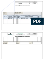 Hazards Analysis and Risk Control Record HSE-RAC